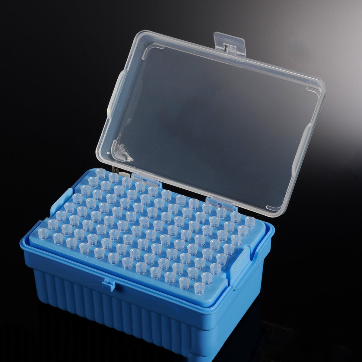 LaboQuip-Biologix Pipette Tips 10 uL, Universal, Sterile, Extra Long, DNase& RNase Free, Clear, Graduated (Rack of 96 Tips)