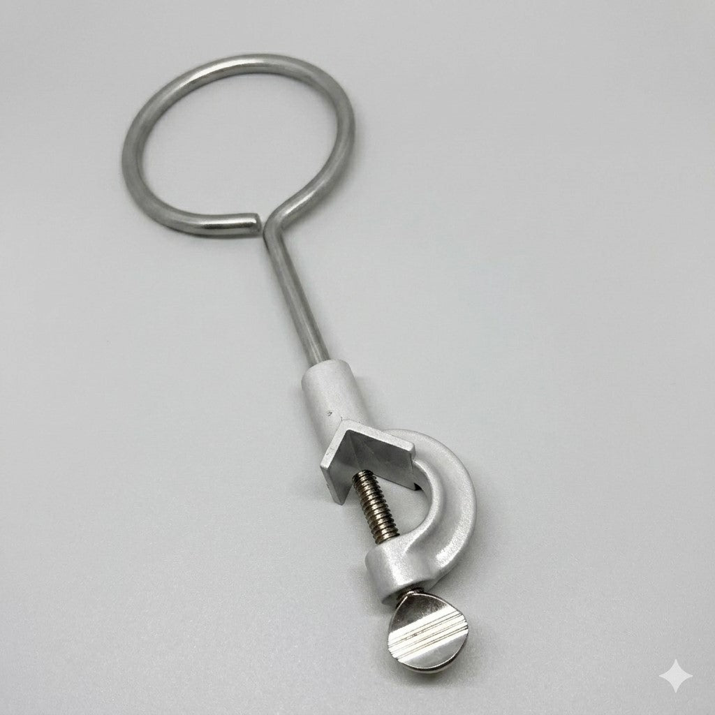 LaboQuip set of heavy duty Stand for Separatory funnel and round metal clamp- Laboratory Accessories