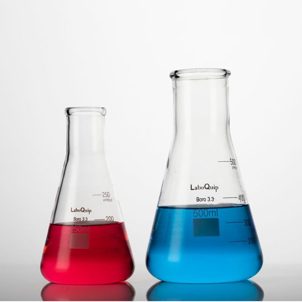 LaboQuip Conical Flask 100ml - Narrow-Neck, Borosil.Glass