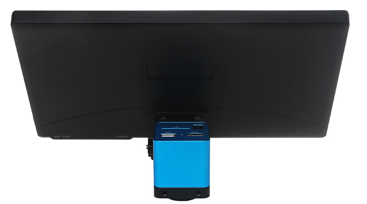 LaboQuip XCAM1080PHD, HDMI Digital Camera for Microscope CMOS, HDMI+ WiFi+ SD, Advanced& Professional with SONY Sensor + HDMI Displayer for XCAM Series Camera with Panasonic IPS LCD