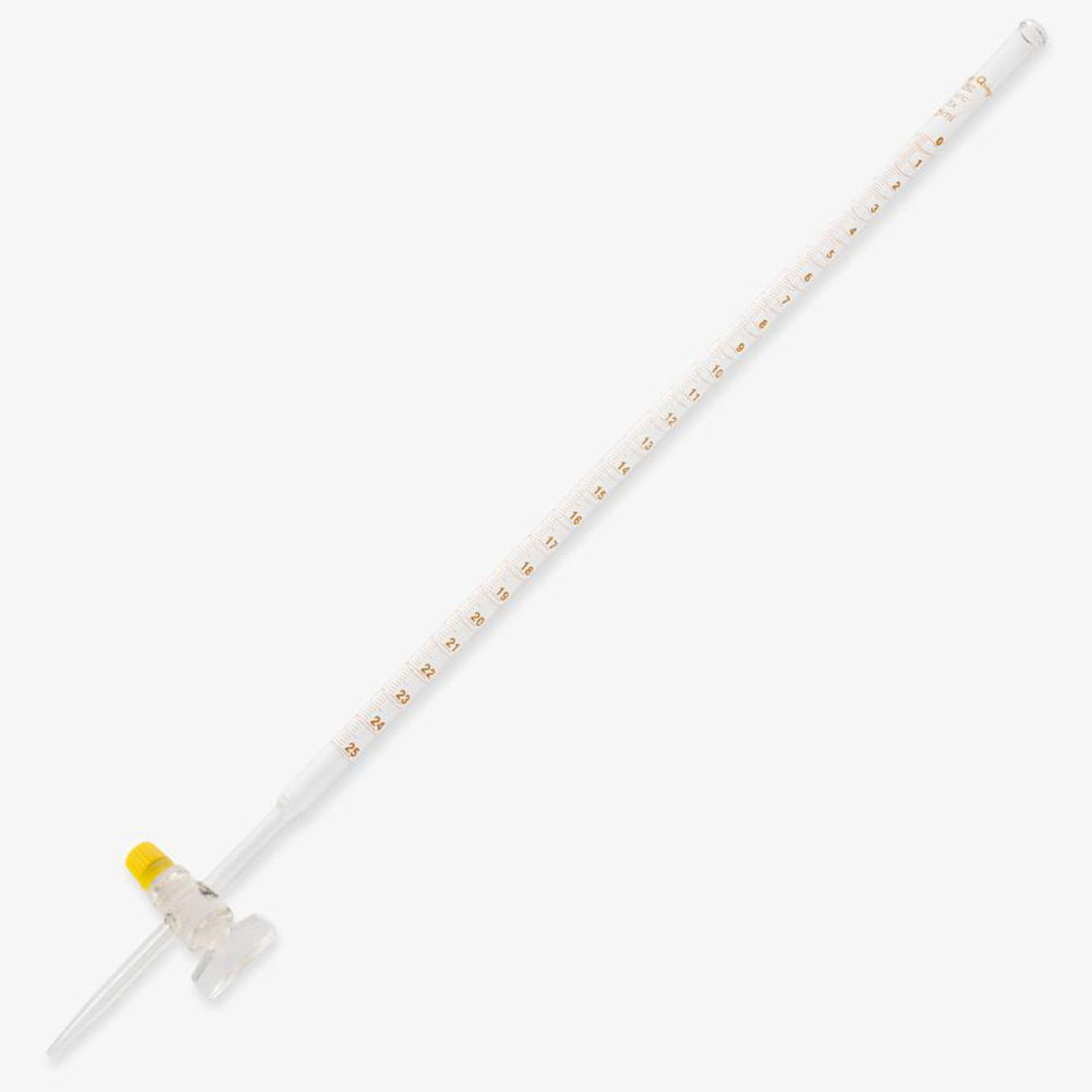 LaboQuip 50ml Burette Straight - with Glass stopcock