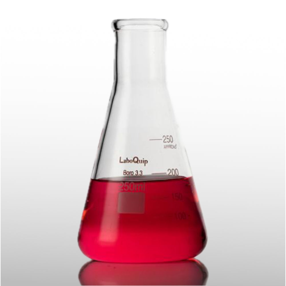 LaboQuip Conical Flask 100ml - Narrow-Neck, Borosil.Glass