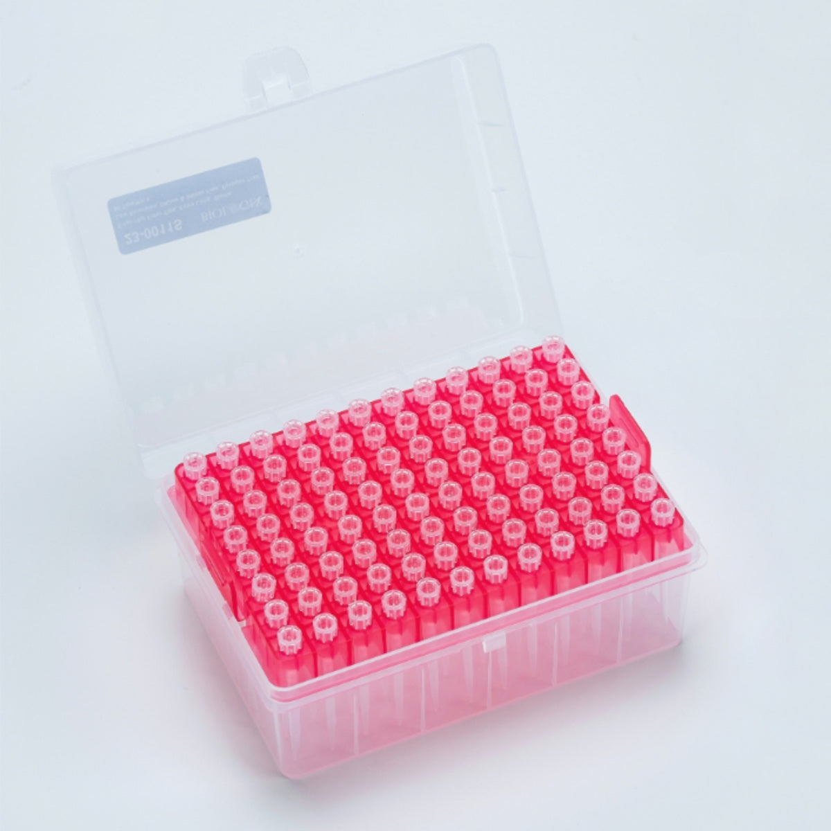 LaboQuip-Biologix Filter Pipette Tips 20uL, Universal, Sterile, Extra Long, Low retention, DNase& RNase Free, Clear, Graduated (Rack of 96 Tips)