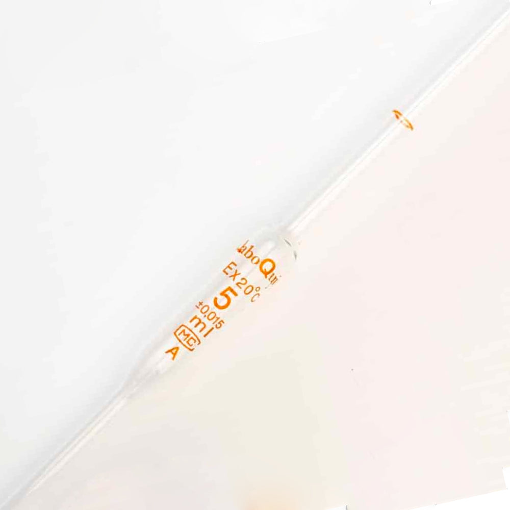 LaboQuip Volumetric Pipette Glass 5ml - Class A