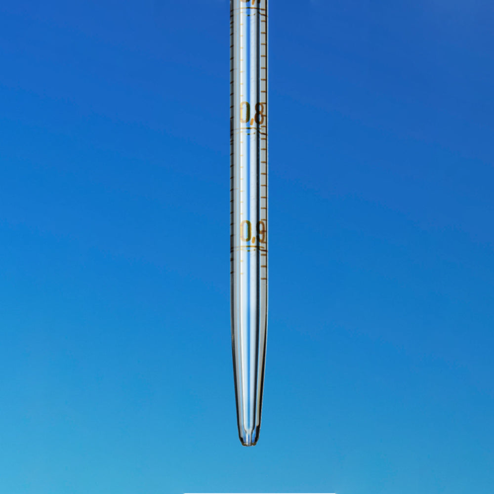 Technosklo Pipette Graduated, Serological 5ml-Glass- Class AS (Made in EU)