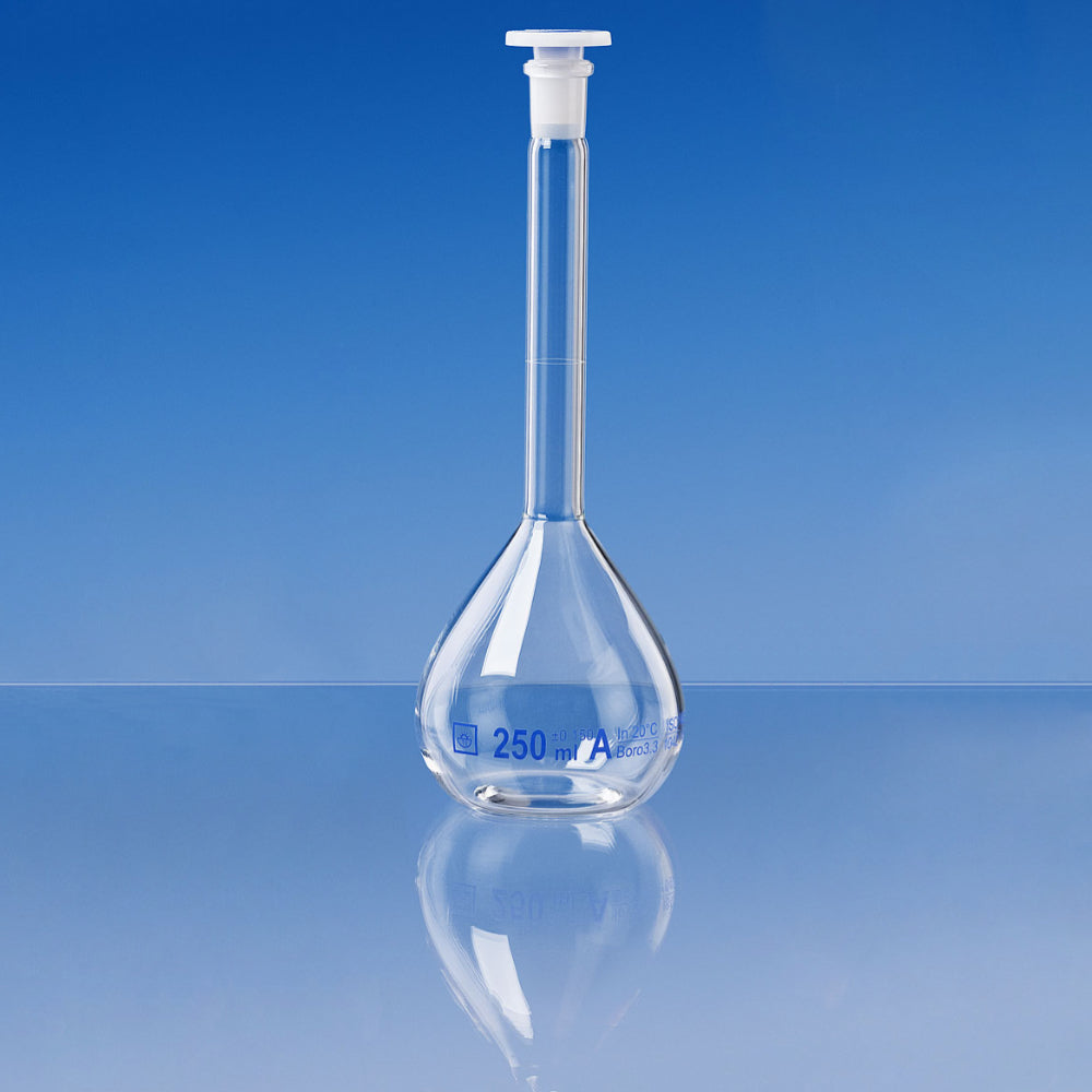 Technosklo Volumetric Flask 500ml - Clear A (Made in Czech), Borosil.Glass