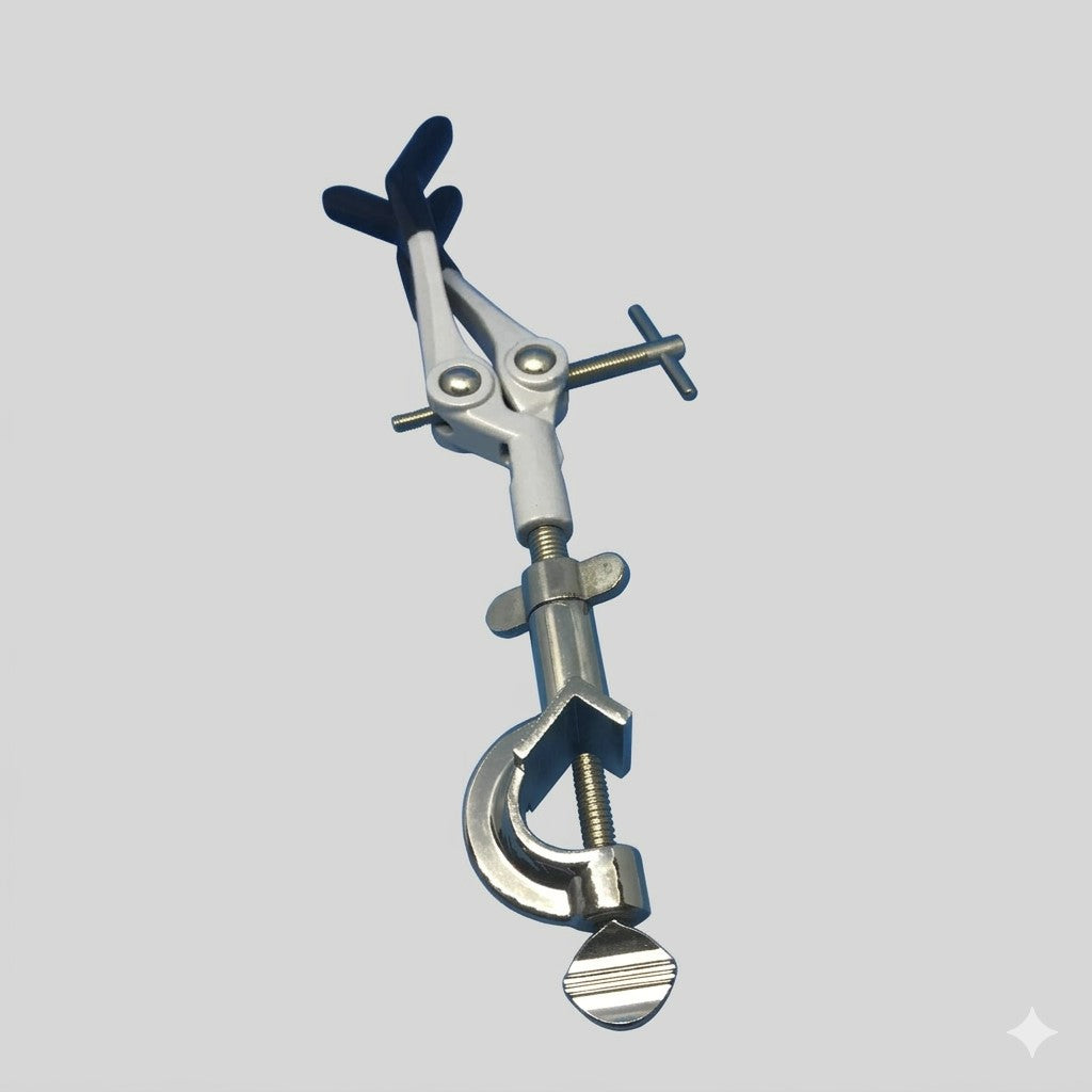 LaboQuip Clamp for Burette and Test Tubes Single Sided Metal- Laboratory Accessories