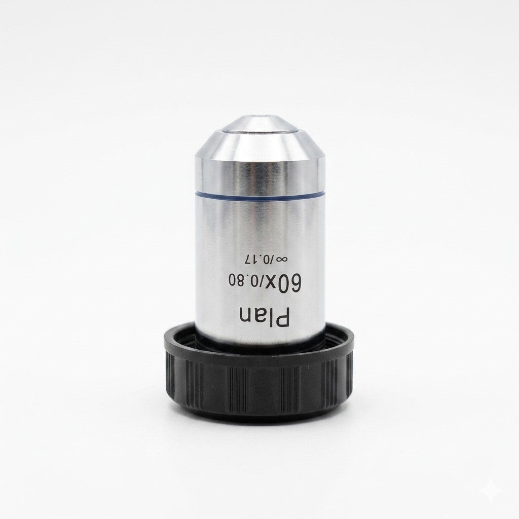 LaboQuip Microscope Objective Lens Infinity Plan Achromatic 60X