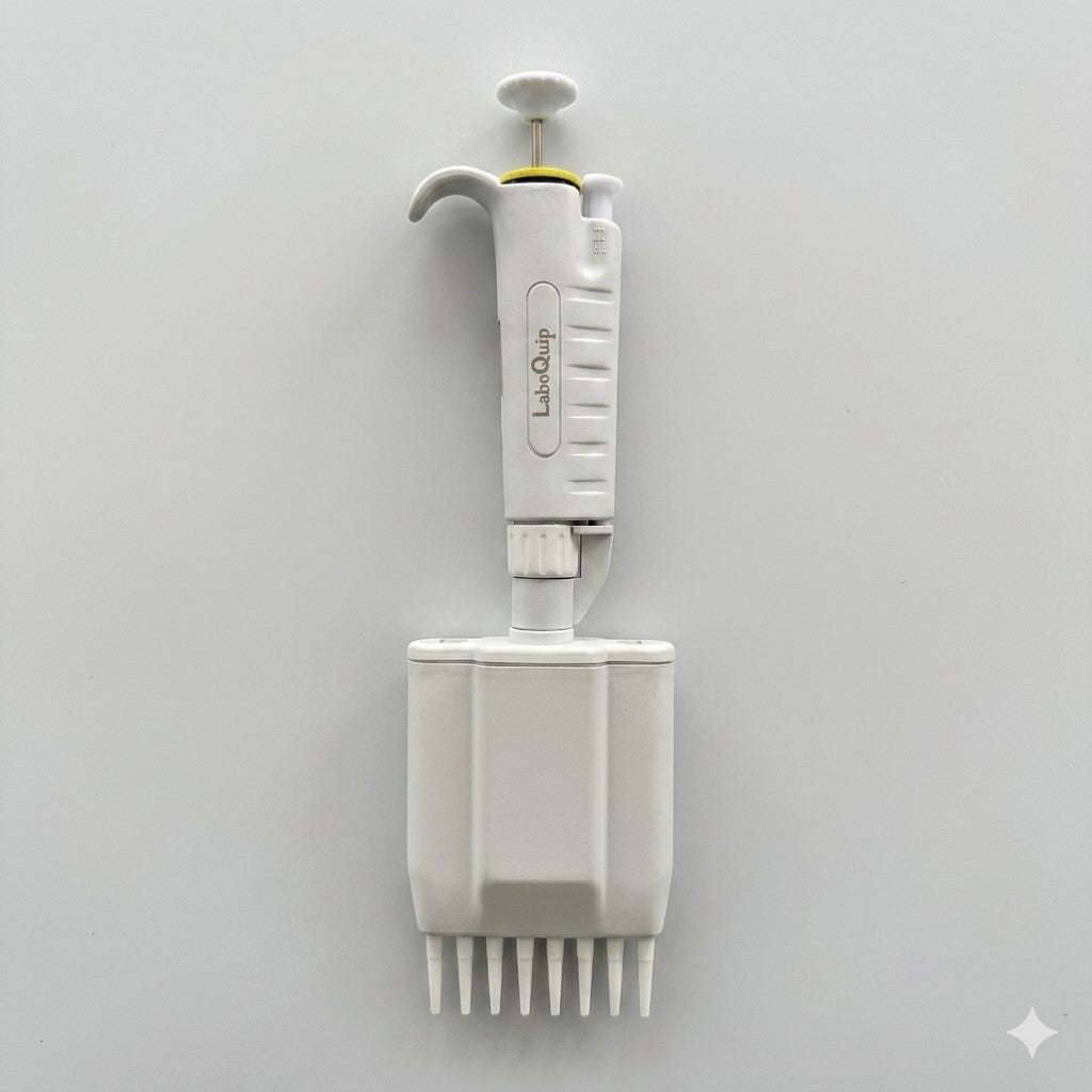 Laboquip Micropipette 2-20uL 8 Channel P-Series, Fully Autoclavable
