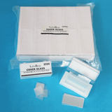 LaboQuip Microscope Slide, Ground edge (1800Pcs)+Coverslip(2000Pcs),20x20mm in Hing Plastic boxes, Eco pack/S, CE & UKCA Certified