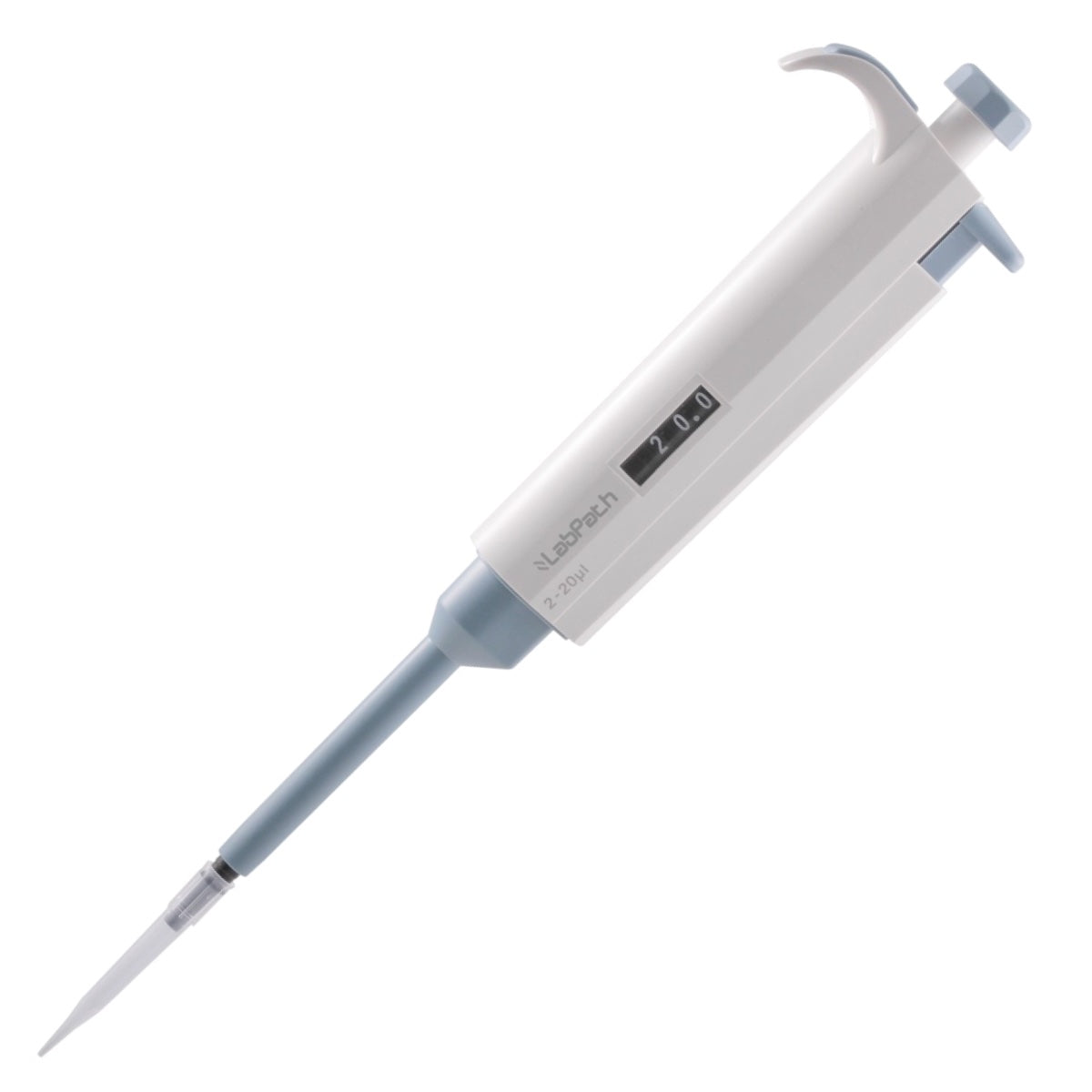 LabPath - Micropipette 0.5-10μl, Variable + 1000Pcs Tips 10μl