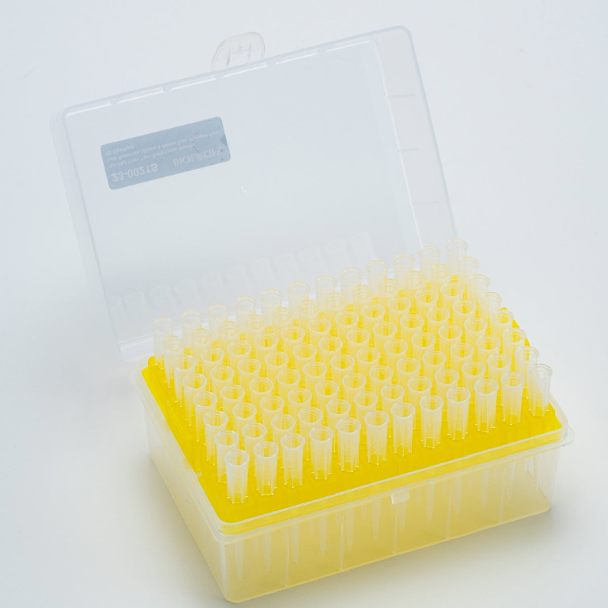 LaboQuip Filter Pipette Tips 200uL, Universal, Sterile, Extra Long, Low Retention, DNase& RNase Free, Clear, Graduated (Rack of 96 Tips)