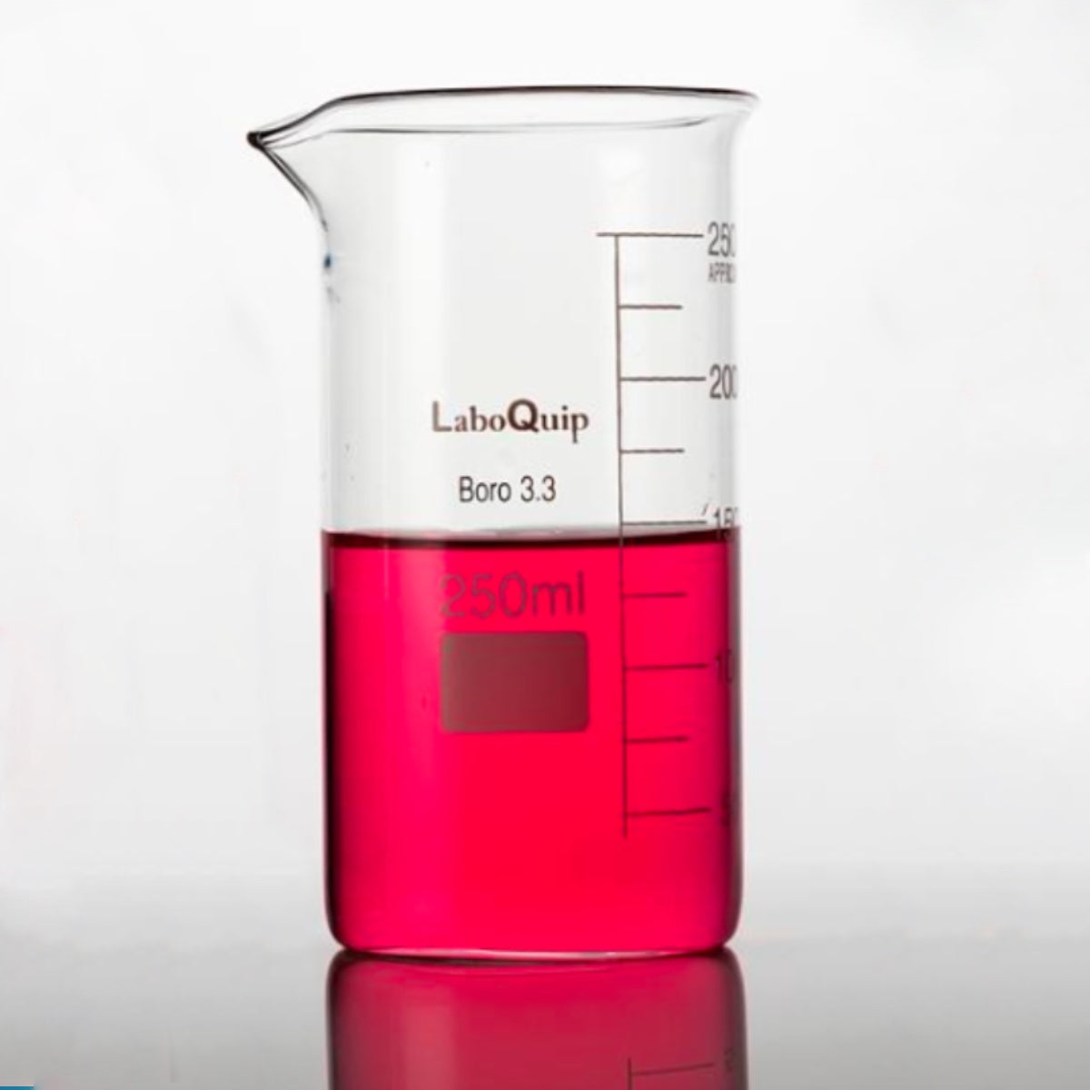 LaboQuip Beaker 250ml - Tall Form- Borosil.Glass