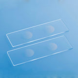 LaboQuip Microscope slide 7104, Double Cavity- Glass(Pack of 50Pcs), CE & UKCA Certified