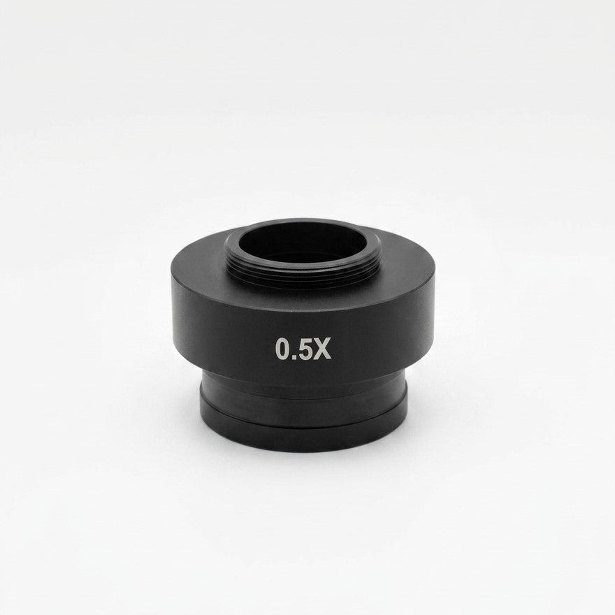 LaboQuip C-Mount Adapter 0.5X Compatible with Trinocular Microscopes, Laboratory Imaging Accessory