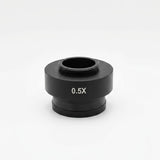 LaboQuip C-Mount Adapter 0.5X Compatible with Trinocular Microscopes, Laboratory Imaging Accessory
