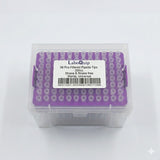 LaboQuip Pipette Tip 200uL Sterile DNase RNase Free Graduated Low Retention Universal, Rack of 96