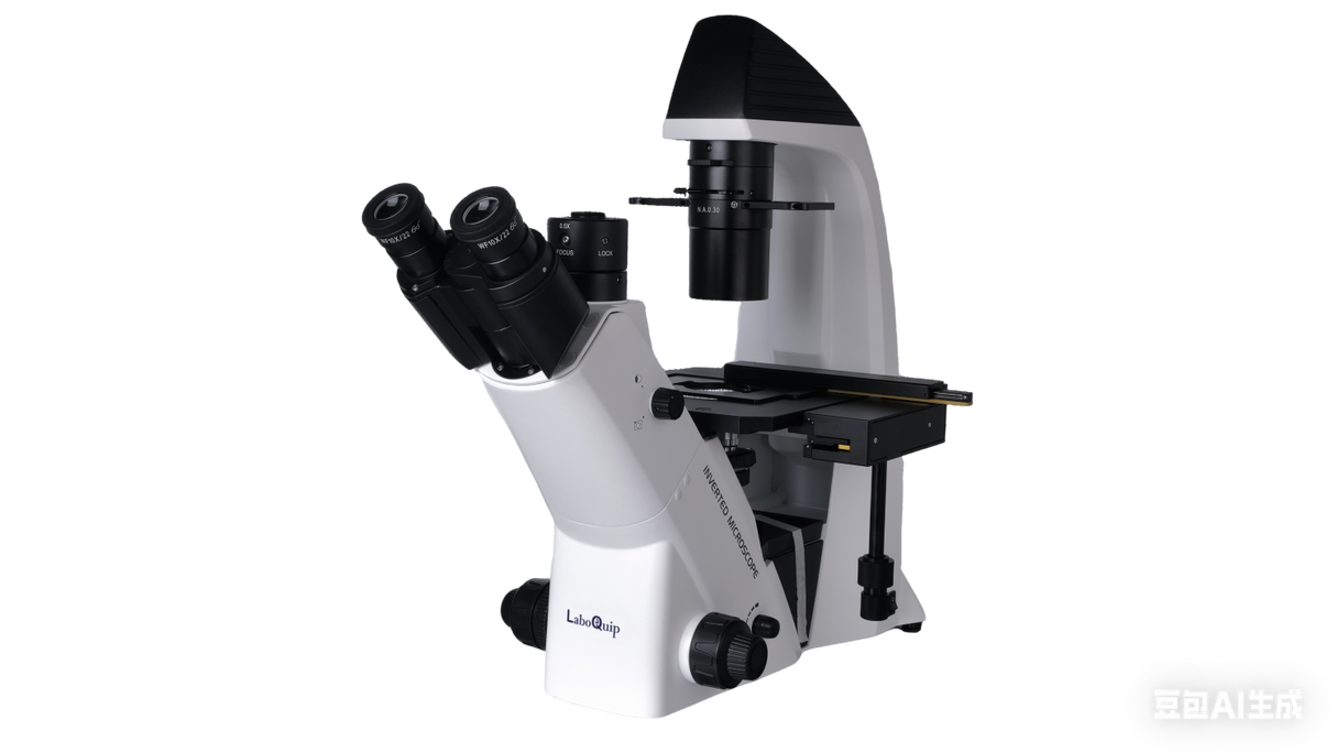 LaboQuip inverted trinocular microscope SHBDS-400 professional research lab
