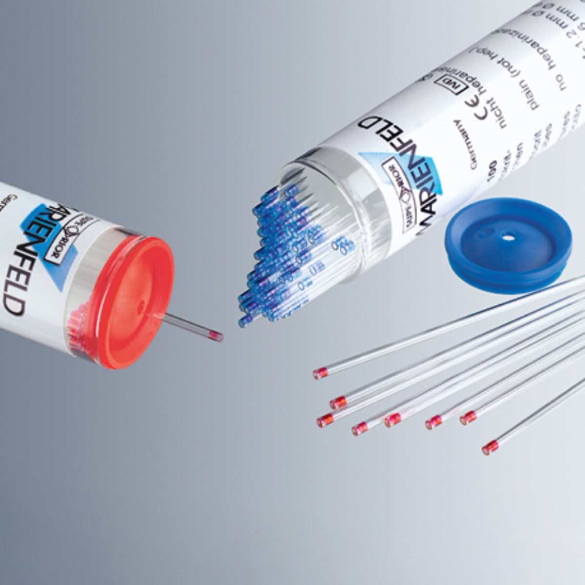 Capillary Tubes for Microhaematocrits 75mm x 1.1mm – Heparinized Box of ...