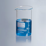 Marienfeld (Germany) Beaker 400ml Tall-Pack of 10, High quality Borosil.Glass