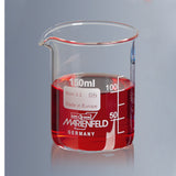 Marienfeld (Germany) Beaker 1000ml Low shape, Pack of 10, High quality Borosil.Glass