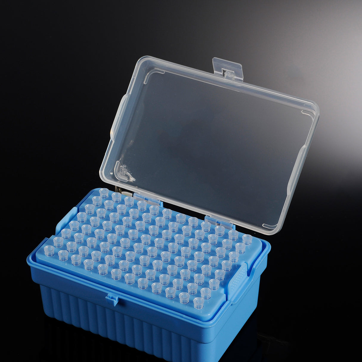 LaboQuip Pipette Tips 10 μl, Universal, Sterile, Extra Long, DNase& RNase Free, Clear, Graduated (Rack of 96 Tips)