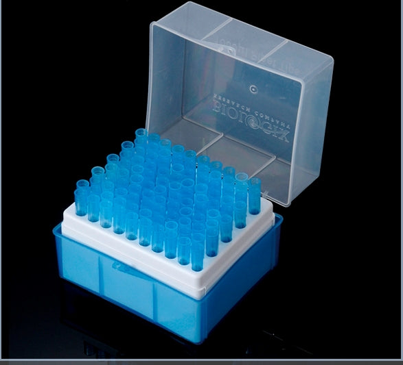 LaboQuip Pipette Tips 1000μl, Universal, Sterile, DNase& RNase Free, Blue,  (Rack of 100Tips)