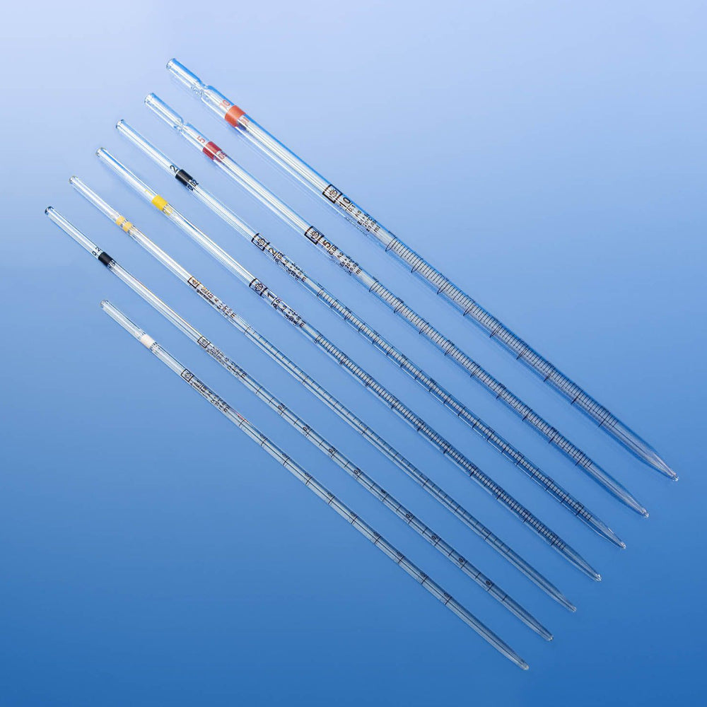 Technosklo Pipette Graduated, Serological 2ml -Glass- Class AS (Made in EU)