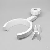 LaboQuip Clamp for Separatory Funnel, Made of Plastic