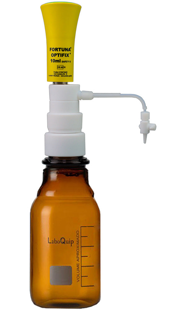 FORTUNA Bottle Top Dispenser(Germany), Optifix Safety, 2-10ml