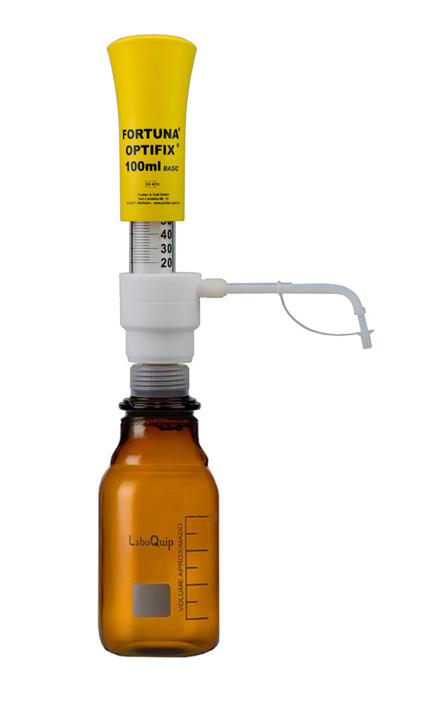 FORTUNA Bottle Top Dispenser(Germany), Optifix Basic, 10-50ml/S