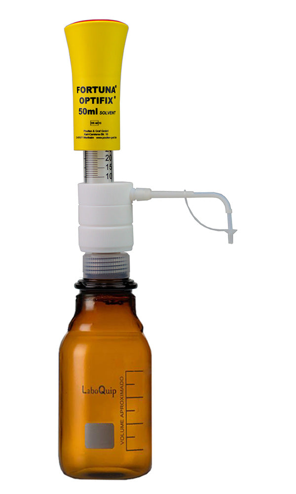 FORTUNA Bottle Top Dispenser(Germany), Optifix Solvent, 10-50ml