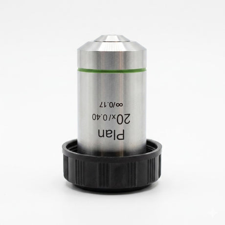 Infinity Plan 20x microscope objective lens providing high-resolution imaging